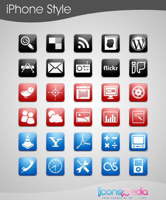 iphone style icons