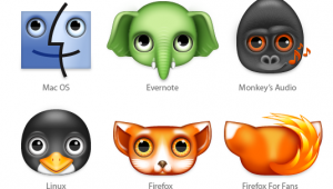 Zoom-eyed creatures icons