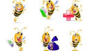 free bee icons