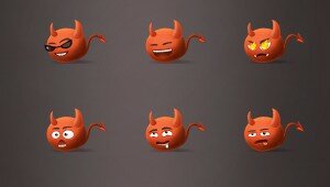demon icons emoticons