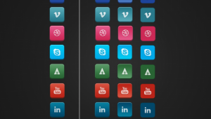 Handsome Social Icons