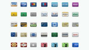 mini credit cards icons