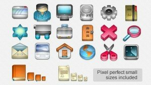 3D glossy icons