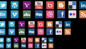 clean social media icons