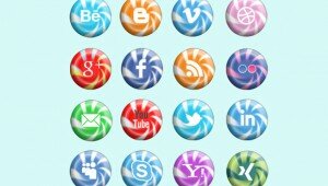 candy social icons