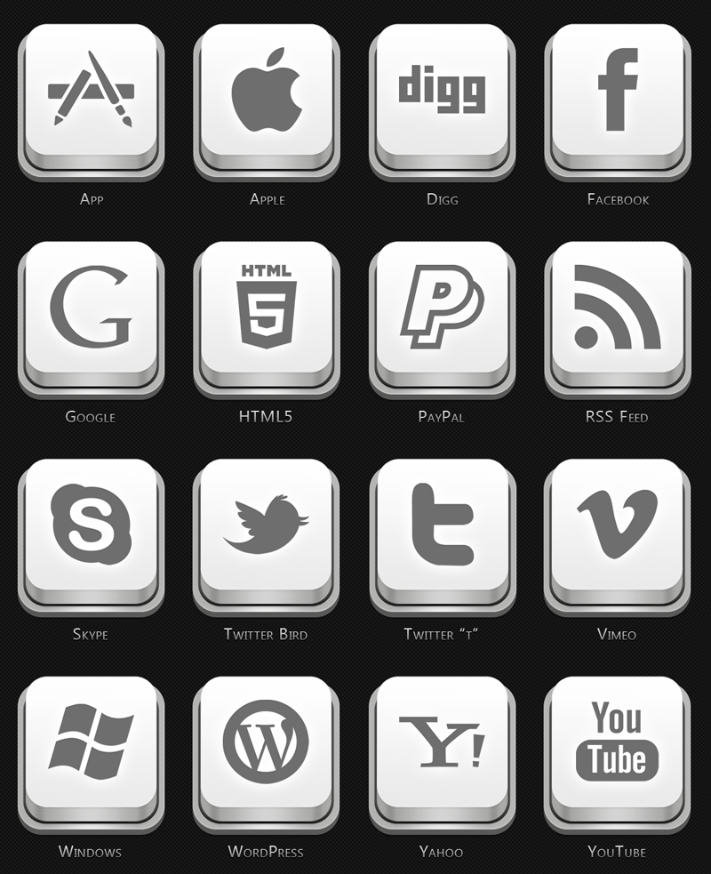 apple keyboard keys icons