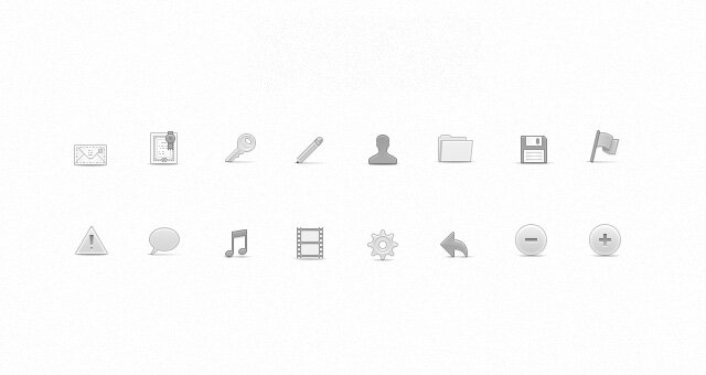 media icons simple clean 32x32 classic