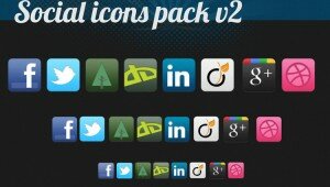 social icons pack v2