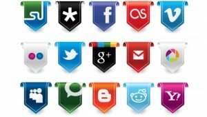 social media vector icons