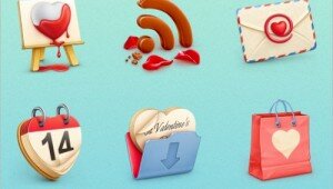 valentine's day icons