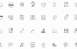 gray smooth icons