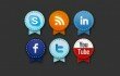 social badges share icons