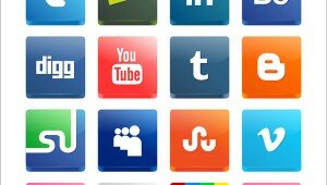 Free Vector 3d Social Media Icons