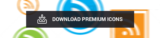 Premium RSS icons